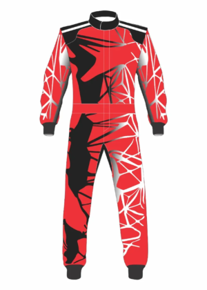 DMF Sport Pro Kart Racing Suit – Black & Neon Yellow